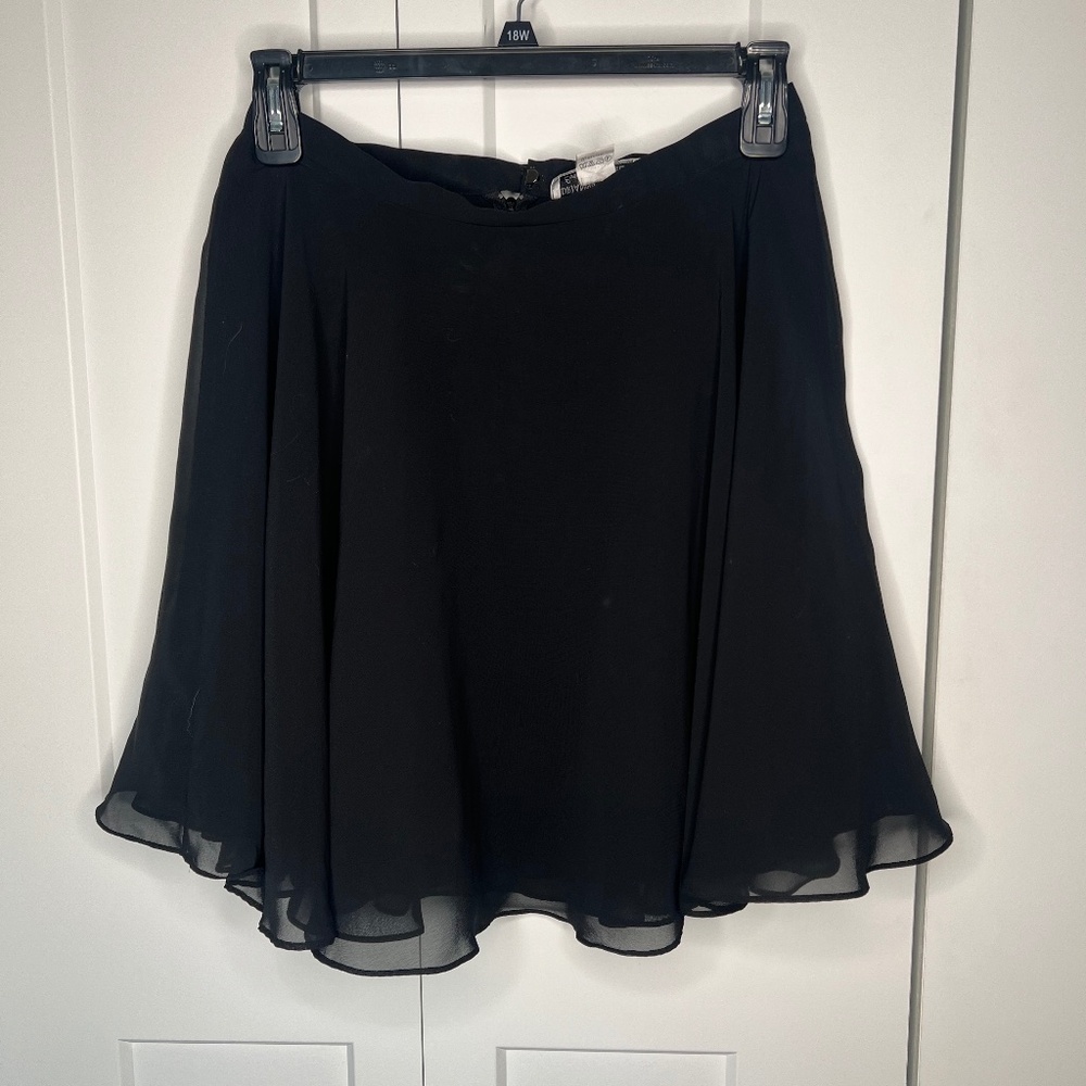 Adrianna Papell Evening Essentials Flutter Skirt Women's Size 12